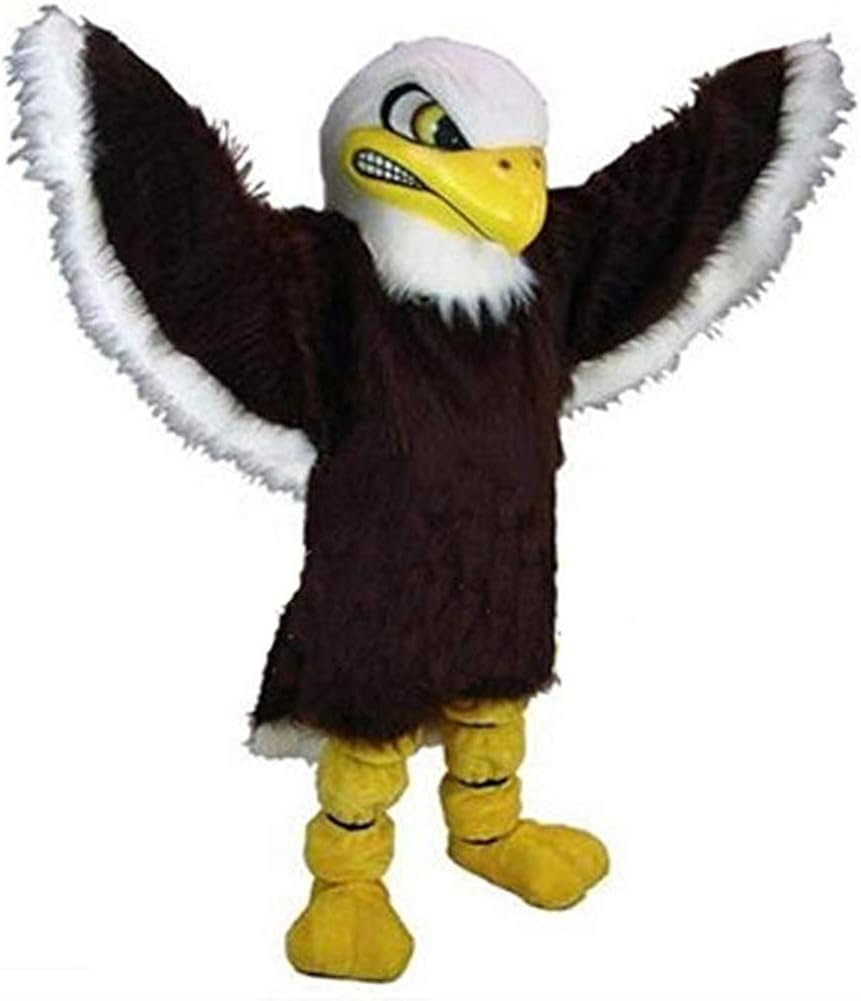 Bald Eagle Fierce Brown Eagle Mascot Costume Adult