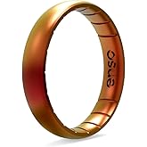Enso Rings Thin Legend Silicone Ring | Made in The USA | Ultra Comfortable, Breathable, and Safe Silicone Ring