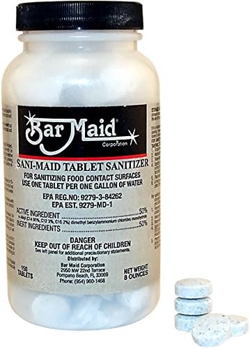 KegWorks Glassware Bar Sink Sanitizer Tablets - 150 Count
