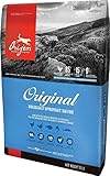 25# Bag Orijen Original Dry Dog Food made with FRESH FREE-RUN CHICKEN AND TURKEY, WILD-CAUGHT FISH AND NEST-LAID EGGS