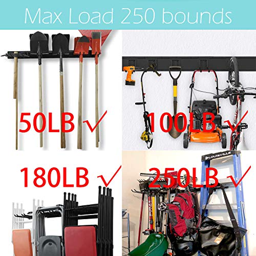Heavy Duty Garage Storage Wall Mount Rack, Garage Tool Organizer Hanger