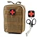 Infityle Medical Pouch - 1000D Nylon Tactical MOLLE Ifak EMT Utility Bag with First Aid Patch and Shear (Tan)