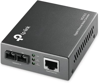 TP-Link MC210CS Gigabit Media Converter 1000Base-LX Fiber to Ethernet SC 20km