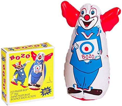 Bozo the Clown Rocket USA 7 Inch Bozo Bop Bag