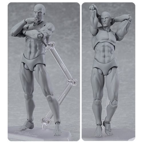 Buy Male Gray Color Figma Archetype Next Action Figure by Figma Online ...