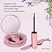 Magnetic Eyeliner, Reusable Magnetic Eyeliner and Magnetic Eyelash Kit, Magnetic Eyelash Kit With Mirror and Tweezers Inside, Best Magnetic Eyeliner and Magnetic Eyelash Kit for Beautiful Eyelashes