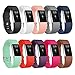 Vancle Bands for Fitbit Charge 2, Soft Comfortable Charge 2 Replacement Bands for Fitbit Charge 2 Sport Accessory Fitness Wristbands(# 10pcs-Classic Edition, Large)