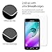 KATIN Galaxy J3 2016 Screen Protector - [2-Pack] For Samsung Galaxy J3 2016 Version / J3 V Tempered Glass [Not For J3 Prime] 9H Hardness with Lifetime Replacement
