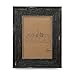 EcoHome 5x7 Picture Frame Barnwood Brown - Dark Reclaimed Wood Finish, Distressed, Mount or Desktop Display, Frames