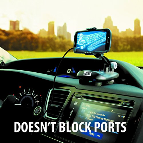 image for USA Gear Universal Dashboard Mount Holder w/ Suction Cup Hold, Non-Sli