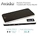 Avido [World's Thinnest w/ LED Screen] 10,000mAh 2.1A / 1A Dual USB Output & Fast Charge (2.0A) Input Portable Power Bank / External Battery Ultra-Thin for USB devices (Retail Packaging) White