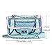 Donalworld Girl Clear Bag Small Flap Quilted Chain Strap Crossbody Bag Pt1