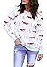Tutorutor Womens Crewneck Cute Sweatshirt Long Sleeve Animal Print Shirt Tops