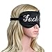 Cougar's Choice Silk Sleeping Eye Mask Adjustable Head Straps with Two Ear Plugs