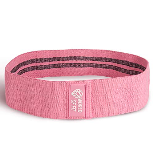 World of Fit Hip Resistance Bands - Professional Elastic Booty Band and Non Slip Workout Bands for E - //coolthings.us