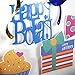 30 Pack Hanging Happy Birthday Swirl Decorations - Party Streamers for Ceiling and Birthday Decorations (35-38 in)