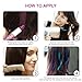 HAIR CHALKS SET: 6 Colorful Hair Chalk Pens Edge Chalkers.Halloween Christmas party, Temporary Color with All Ages. Makes a Great Birthday Gifts, Works on All Hair Colors