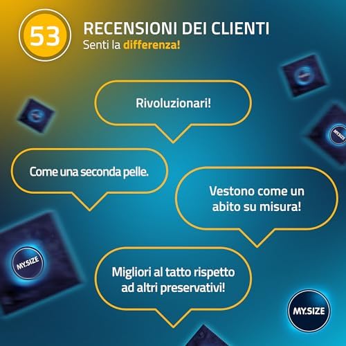 Preservativi classici misura 3 | 53 mm di larghezza | 10 pezzi confezione standard | preservativi premium extra sottili | preservativi fedeli al tatto | 0,07 mm di spessore delle pareti