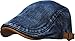 KBM-210 BLU DENIM Denim Suede Peak Newsboy Ivy Cabbie Hat Cap