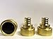 4 Piece Viega Supply Adapter Kit-(2) Viega 46414 Pureflow Zero Lead Brass PEX Crimp Supply Adapter 3/4