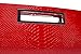 ilishop Women's Classic Crocodile Pattern Faux Leather Metal Grip Clutch (Red)