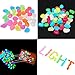 KAPIA 200 Pcs Colorful Glowing Garden Pebbles, Glow in the Dark Decorative Stone for Walkways Decor, Luminous Stones for Plants Pot, Fish Tank etc,Colorful Luminous Plastic Pebbles (Colorful)