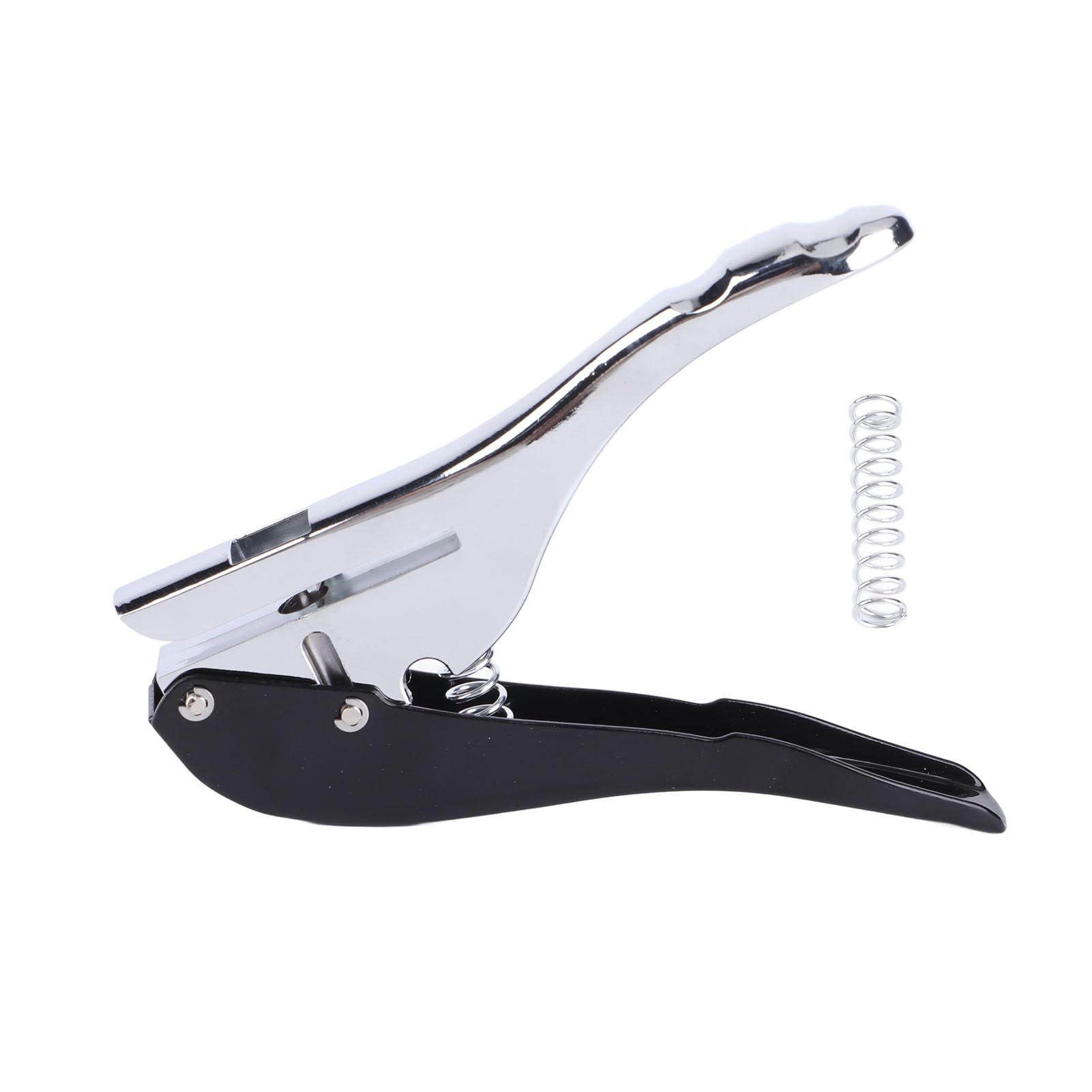 Pissente Hole Punch, Single Hole, 8mm, Steel Handle, Low Pressure, Non-Slip Base, Portable