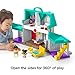 Fisher-Price Little People Toddler Playhouse Big Helpers Home Playset with Songs Phrases Figures & Accessories for Ages 1+ Years, Blue