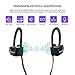 Bluetooth Headphones, Wireless Sports Earphones Headset W/Mic IPX7 Waterproof HD Stereo Sweatproof Earbuds for Gym Running Workout Noise Cancelling Headsets with SIRI for iPhone & Android