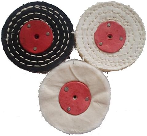 3pc 3"x1/2" Polishing Buffing Wheel Kit
