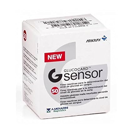 GLUCOCARD G SENSOR 50 TIRAS