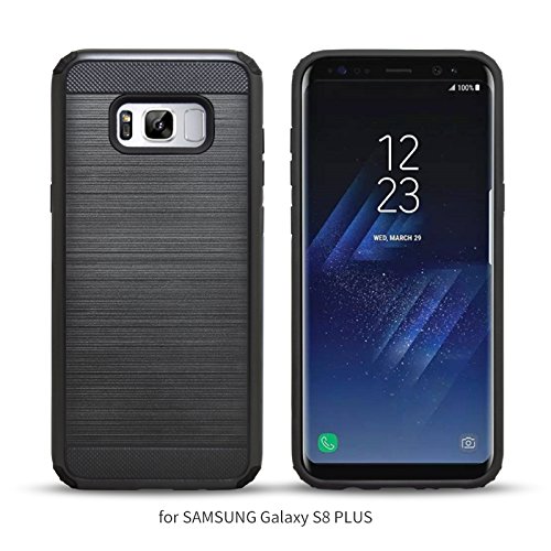 Samsung galaxy s8 plus case, slim brushed texture pc + …