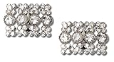 Bridal Crystal Rhinestone Shoe Clips Eva