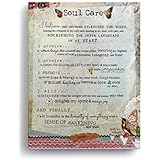 DEMDACO Kelly Rae Roberts Soul Care Manifesto Wall Art - 18x24