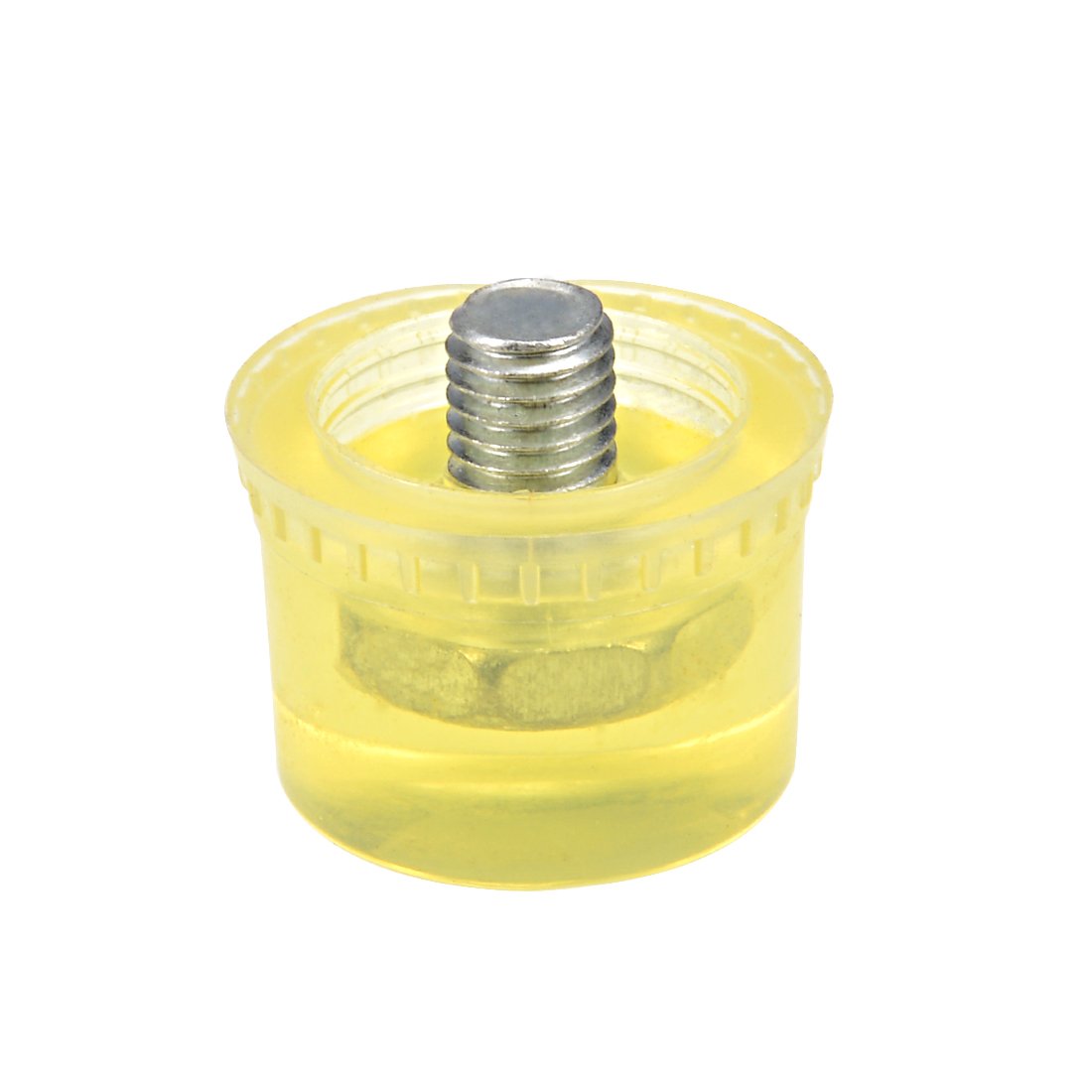 Sourcingmap 35mm Diameter Mallet Hammer Replacement Striking Head Tip Yellow