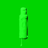 Crazy Color Toxic UV Neon Green Semi-Permanent Hair Dye 100ml Vegan view 2