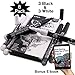 PINTAR | 6 Pack | Black & White Acrylic Paint Markers Japanese Extra Fine Tip | Wood, Rocks, Canvas, Ceramic Glass, Paper, Fabric, Metal, & Plastic | Acrylic Paint Pens | 3 Black & 3 White, 0.7mm