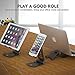 Adjustable Cell Phone Tablet Stand Multi-Angle, Foldable Desktop Stand Holder Dock Cradle