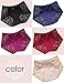 CULAYII Women’s Mid Rise Lace Panties, Soft Seamless Sexy Lingerie Brief Underwear Breathable Panties For Women (5pack multicolored, XXXL=US XXL)