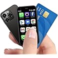 SmlPrz Unlocked Mini Smartphone XS15 has 3.0 inch Screen, 2000mAh Battery, 2GB RAM and 16GB ROM Android 10.0 Dual Card Dual Standby (Black)