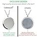 2 PCS Essential Oil Necklace Aromatherapy Diffuser Jewelry for Women(Music Notes & Love) by Lademayh