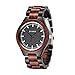 Bymax Men Wooden Watch Analog Quartz Lightweight Handmade Casual Sports Wood Wrist Watches