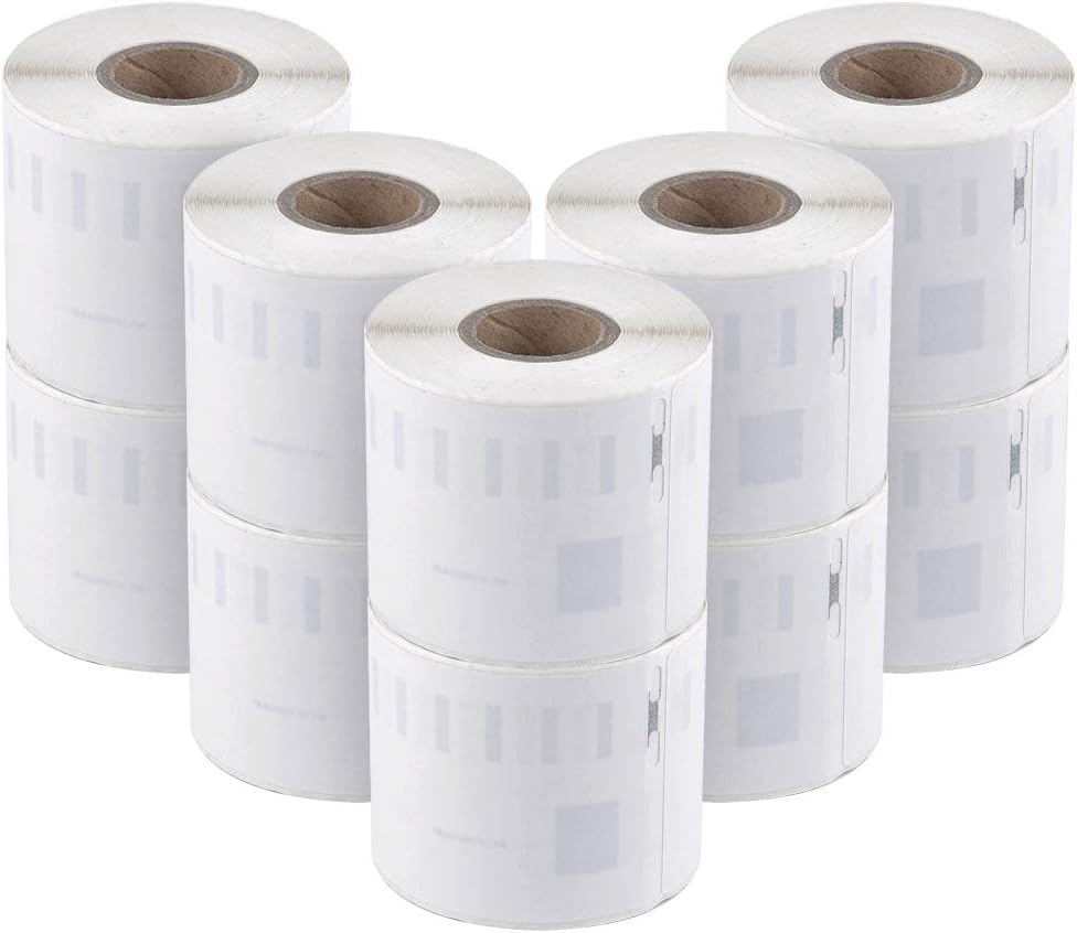 L LIKED 10 Rolls Compatible with DYMO 99014 S0722430 54mm x 101mm Shipping Labels,Compatible with Dymo 450, 450 Turbo