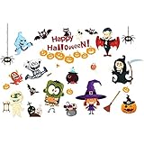 Happy Halloween DIY Wall Decal Wall Stickers Bedroom Home Window Sticker Mural Decorations for Baby Kids Room Nursery Halloween Party by Raleighsee