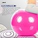 JBM Exercise Yoga Ball with Free Air Pump (3 Sizes, 5 Colors) 2200 lbs Anti-burst Slip-resistant Yoga Balance Stability Swiss Ball for Fitness Exercise Training Core Strength - 55cm 65cm 75cm