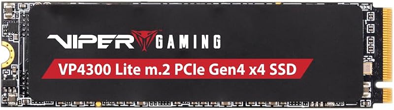 Patriot Viper VP4300 Lite 500GB M.2 PCIe Gen4 x4 SSD DRAMLESS