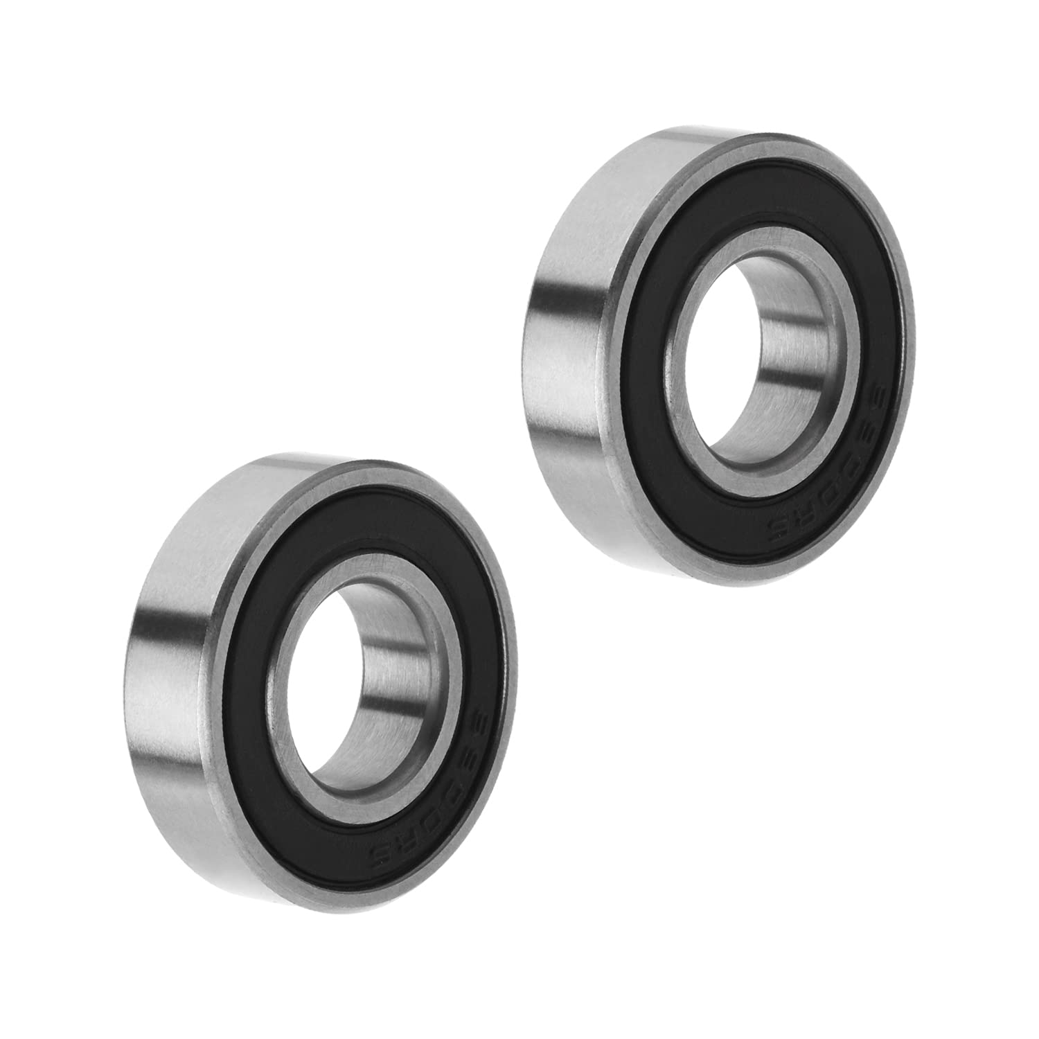 Othmro 2pcs 6900-2RS Deep Groove Ball Bearings, 10mmx22mmx6mm Double Shielded Bearing Steel Guide Bearing ABEC3