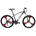 Murtisol Mountain Bikes with Aluminum Mag Wheels,21 Speeds Hybrid Bikes with Dual Disk Brake,Red&Black