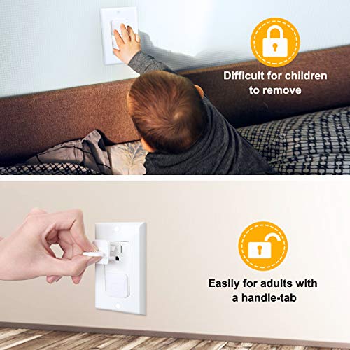 52-Pack-Safety-Outlet-Covers-Baby-Proofing-Electrical-Socket-Outlet-Plugs-3-Prong-Child-Proof-for-Kids-House
