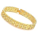 Opk Jewelry Luxury Gold Plated Men's Bracelets Chain Link Bangle Gold Bracelet
